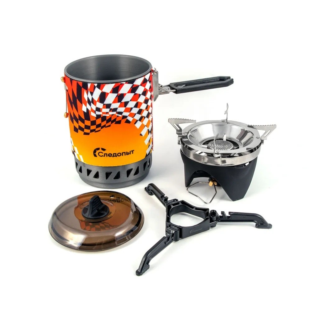 Плита газовая, портативная c переходником для посуды Плита газовая, портативная c переходником для посуды