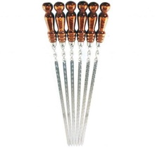 Шампура с деревянной ручкой 55*12*3