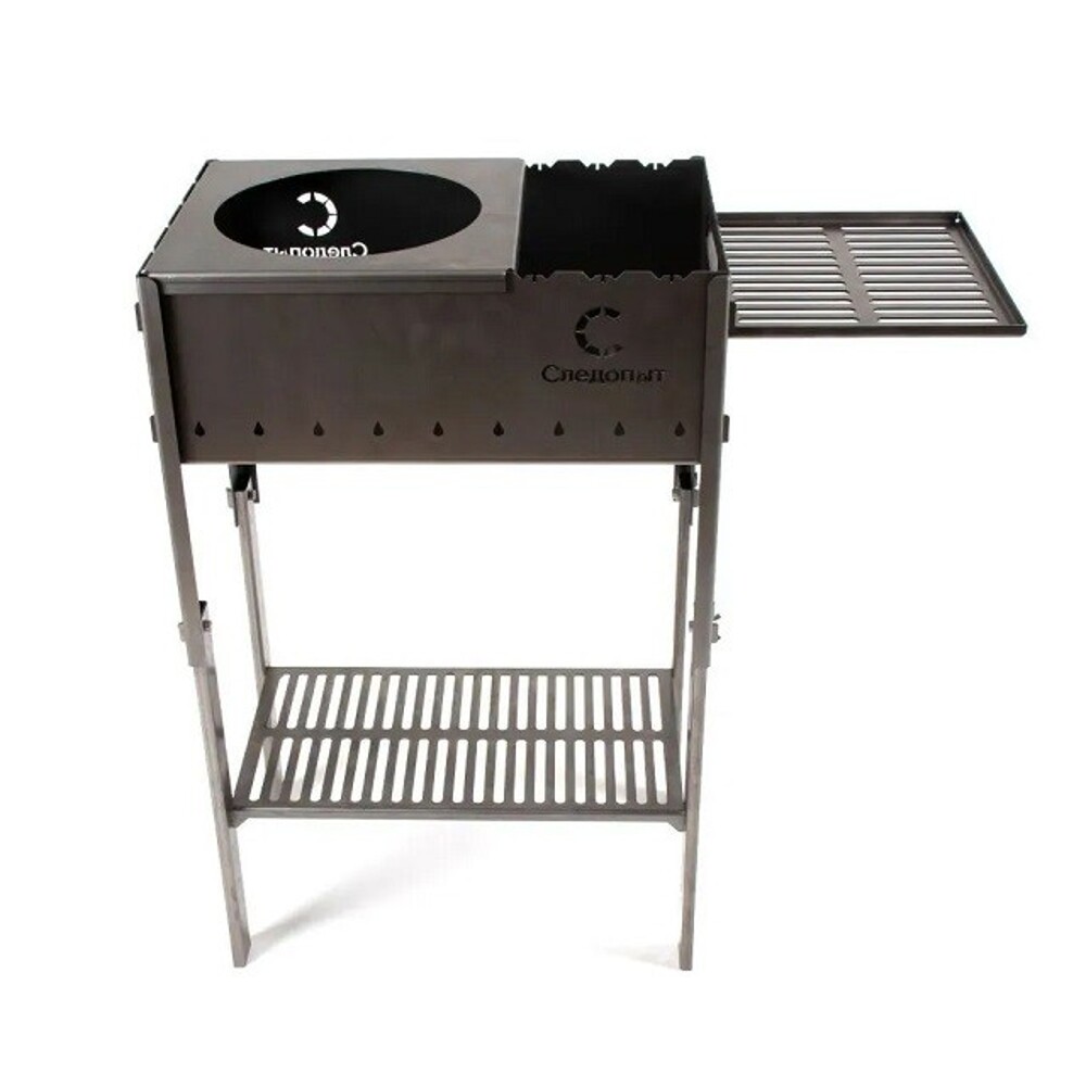Мангал походный, складной со столиком и подставкой под казан, толщина 2мм, 718*310*752, в сумке Мангал походный, складной со столиком и подставкой под казан, толщина 2мм, 718*310*752, в сумке