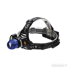 Фонарь налобный сибирский - лайт, 1LED + 2 COB, zoom, акк. 220В