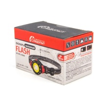 Фонарь налобный сибирский - flash, 1led + 1 cob, аккум.220В