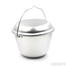 Котелок костровой конический из алюминия, 6 литров