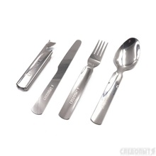 Набор столовых приборов, в чехле (ложка, вилка, открывашка), на блистере