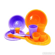 Набор для пикника Siesta, пластик, на 2 персоны, сумка