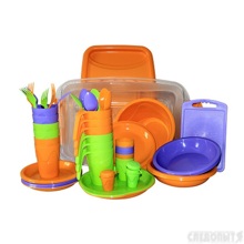 Набор для пикника Holiday пластик, на 6 персон, контейнер