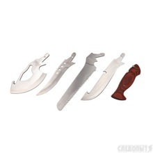 Нож туристический, пила, топор, нож 2 шт., в чехле