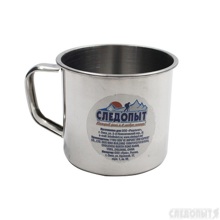 Кружка нержавеющая. d 9 см, 450 мл