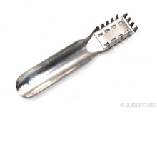 Рыбочистка 19 см плоская с отверстием, 22 зуба