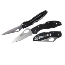 Нож складной Firebird by Ganzo с клипсой, дл.клинка 80 мм, сталь 440с, цвет чёрный