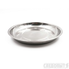 Тарелка нерж., d 21 см