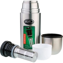 Термос охота с узкой горловиной и пробкой с ситечком, 0,75 л