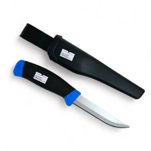 Нож туристический, 21 см, клинок 98мм/1,8мм, урал, в пластиковом чехле, синий