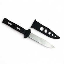 Нож туристический агне в пластиковом чехле, 21 см, клинок 111мм/0,8мм