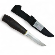 Нож охотничий йохан 24,5 см, клинок 125мм/2,8мм, деревянная рукоятка