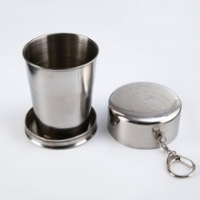 Стакан складной с карабином ссср, 150 мл, ф-5см