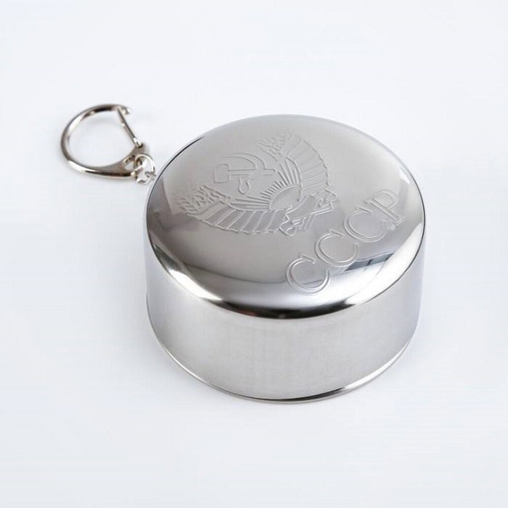 Стакан складной с карабином ссср, 150 мл, ф-5см Стакан складной с карабином ссср, 150 мл, ф-5см