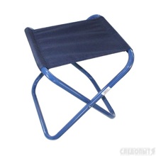Стул туристический складной, большой, размер 410 * 460 * 470 мм, мм,труба сталь 25*1 мм, (рипстоп, цвет темно-синий)