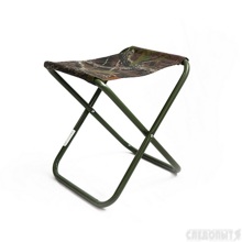 Стул туристический складной, малый, размер 320 * 310 * 330 мм,труба сталь 16*1 мм, (рипстоп, цвет темный лес)