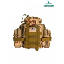 Сумка поясная коричневая камуфляжная D5