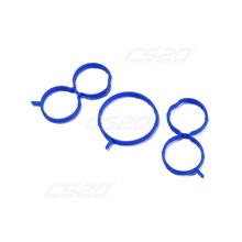 Прокладка впускного коллектора PROFI для ваз-2190 силикон синий (к-т.3шт.)