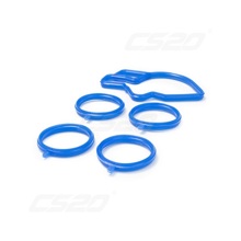 Прокладка впускного модуля PROFI без тросса для ваз-2112, 2170 силикон синий (к-т. 5 шт.)