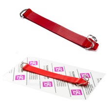 Ремень крепления инструментальной сумки для ваз-2108, 2109, 2115, l 240 мм, силикон красный