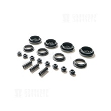 Прокладка уплотнитель крышки клапанной змз-406 резина черная (к-т. 19 шт.)