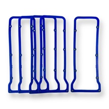 Прокладка клапанной крышки на 2101-07 силикон синий (с шайбами) / 5