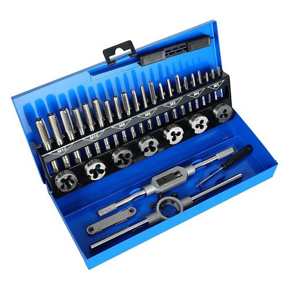 Набор метчиков и плашек 32пр. Набор метчиков и плашек 32пр.