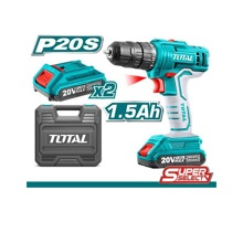 Дрель-шуруповерт, аккумулятор Li-ion, 20 в, 1,5 ач, 2акб, кейс