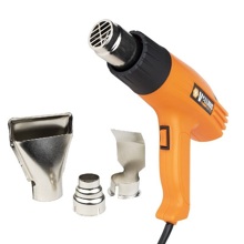 Фен строительный 2000W, 300-500 л/мин, 350/600град.С