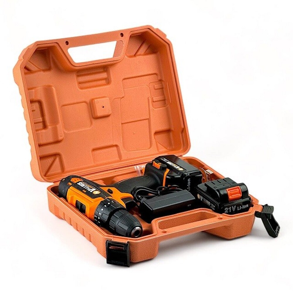 Дрель-шуруповерт аккумуляторная, 21 в, 2а, 32 h/m с ударным механизмом Дрель-шуруповерт аккумуляторная, 21 в, 2а, 32 h/m с ударным механизмом