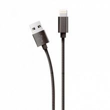 Телефонный кабель iphone - usb 5/6/7/ipad - 1 м,цвет черный
