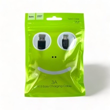 Телефонный кабель для TYPE-C - USB, 1 м, 3а, цвет черный