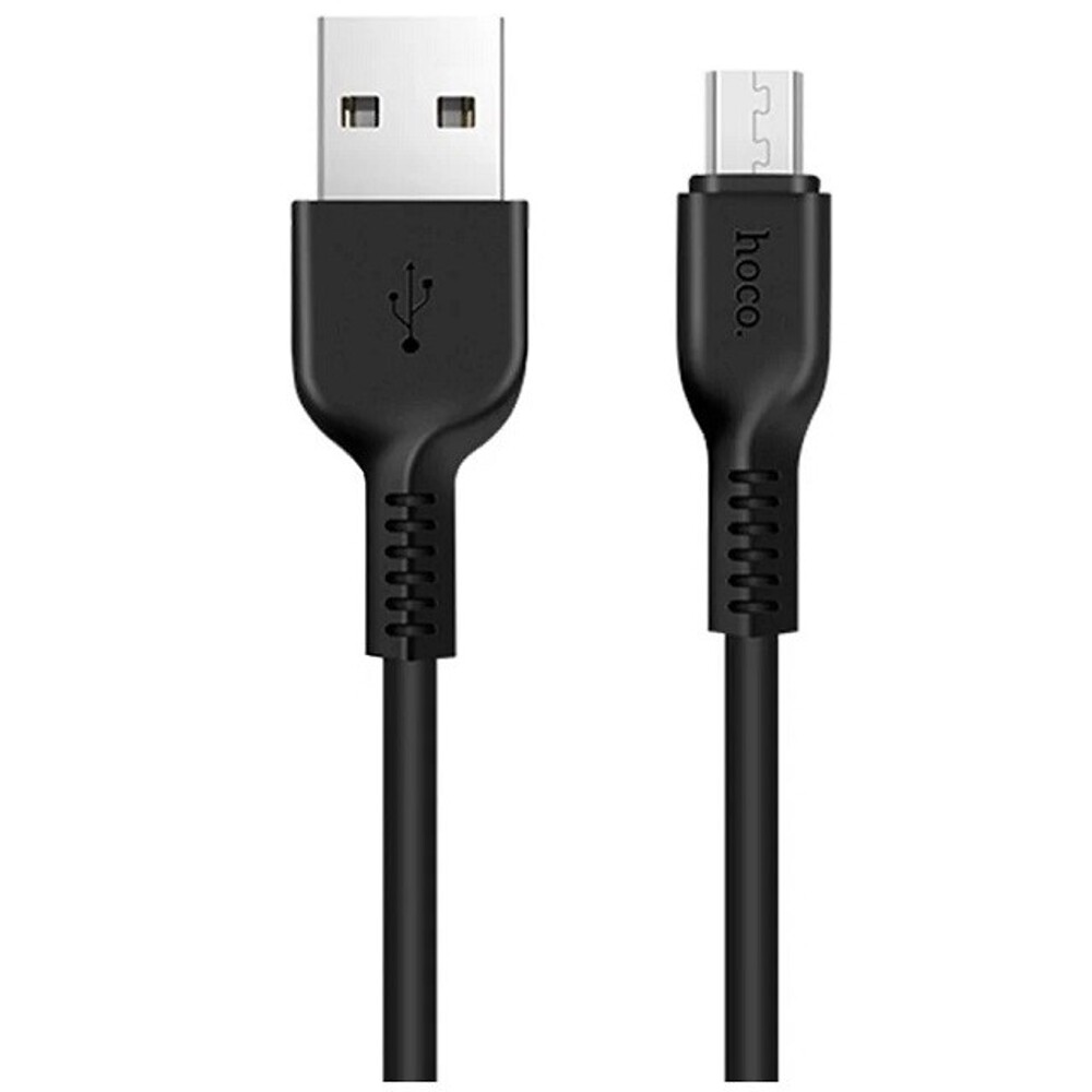 Телефонный кабель micro usb- usb, 1 м, 2,4 а, материал TPE, цвет черный Телефонный кабель micro usb- usb, 1 м, 2,4 а, материал TPE, цвет черный