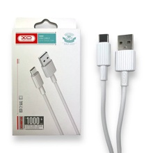 Телефонный кабель для TYPE-C - USB, 1м, 2,4 A, материал TPE, цвет белый
