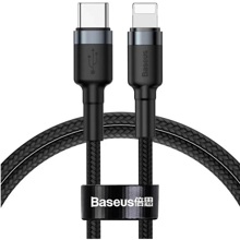 Телефонный кабель для IPhone - TYPE-C, 20 A, длина 1 м, цвет черный