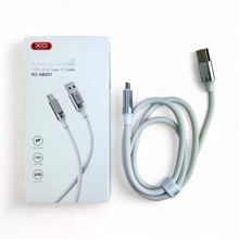 Телефонный кабель для TYPE-C - USB, 1м, 6 A, цвет белый