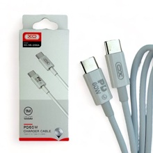 Телефонный кабель для TYPE-C - TYPE-C, 1 м, 60 W, PD QUICK, цвет белый