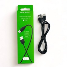 Телефонный кабель для TYPE-C - USB, 1м, цвет черный