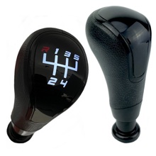 Ручка кпп в стиле Веста, с LED подсветкой (белый цвет) R вперед