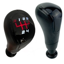 Ручка кпп в стиле приора, с LED подсветкой (красный цвет) R вперед