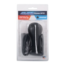 Ручка на кпп из натуральной кожи на ваз 2108, черная