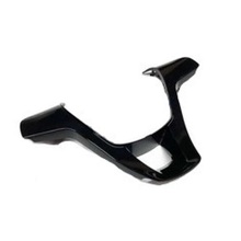 Накладка на руль без кнопок веста черный глянец (1шт)