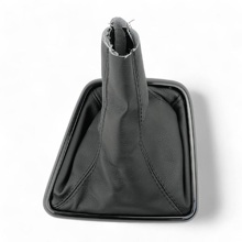 Чехол на рычаг кпп vesta рамка черная, черная строчка