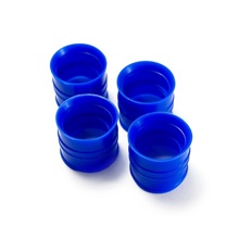 Комплект силиконовых соединительных муфт ресивера на 2112, синие (комплект из 4 штук)