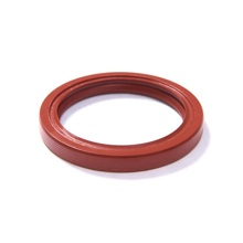 Сальник коленчатого вала на 2101 задний c пружиной в сборе (красный)