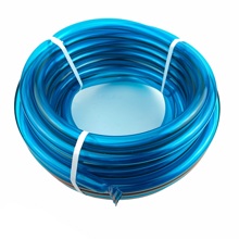 Шланг поливочный силиконовый, прозрачный, 20 м * 19 мм (сний, зеленый)