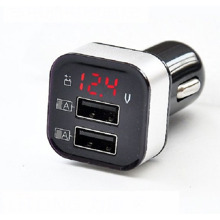 Телефонное азу 2 usb 2.1 a, с вольтметром