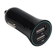 Телефонное азу 2 usb 1а + 2.1a короткий